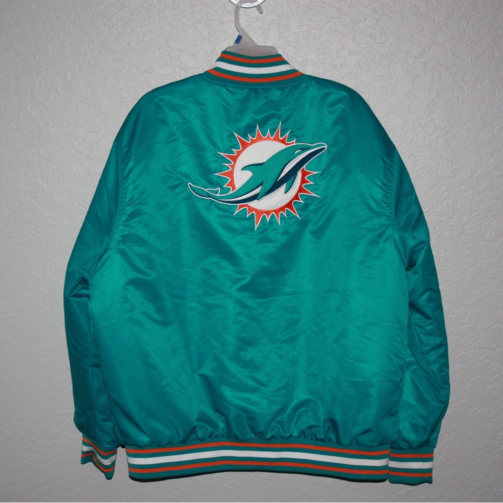 Miami dolphins bomber jacket